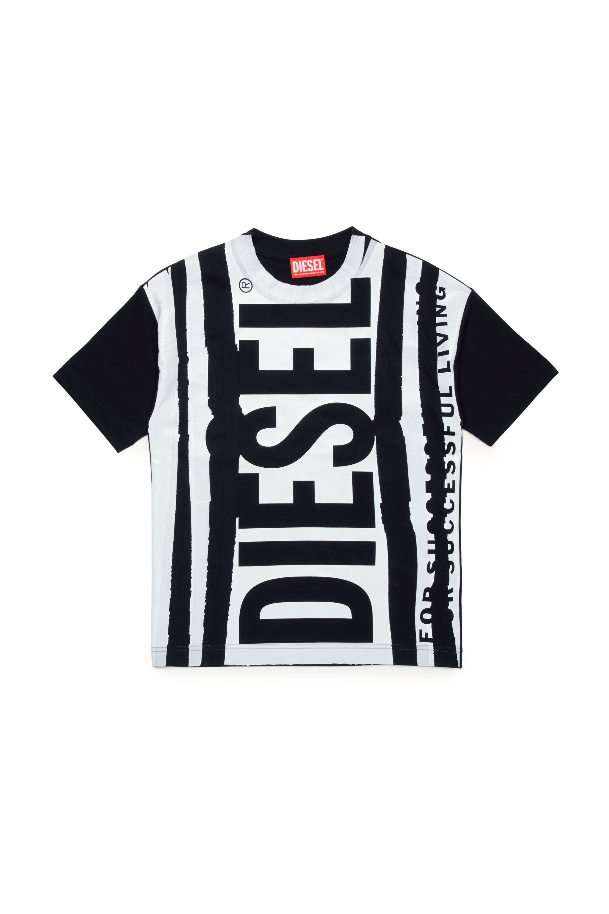 Striped T-shirt - Nero