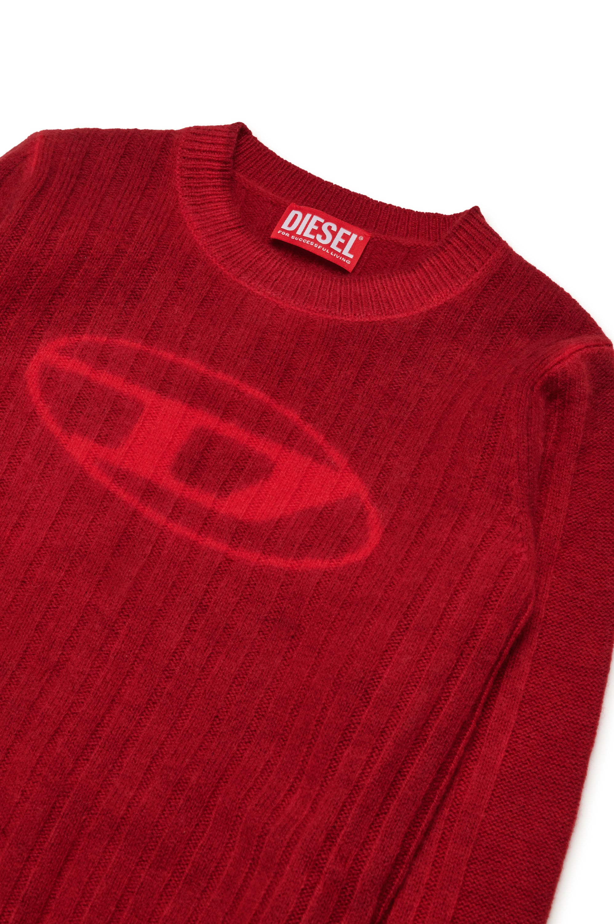 Pull avec logo en laine - Red
