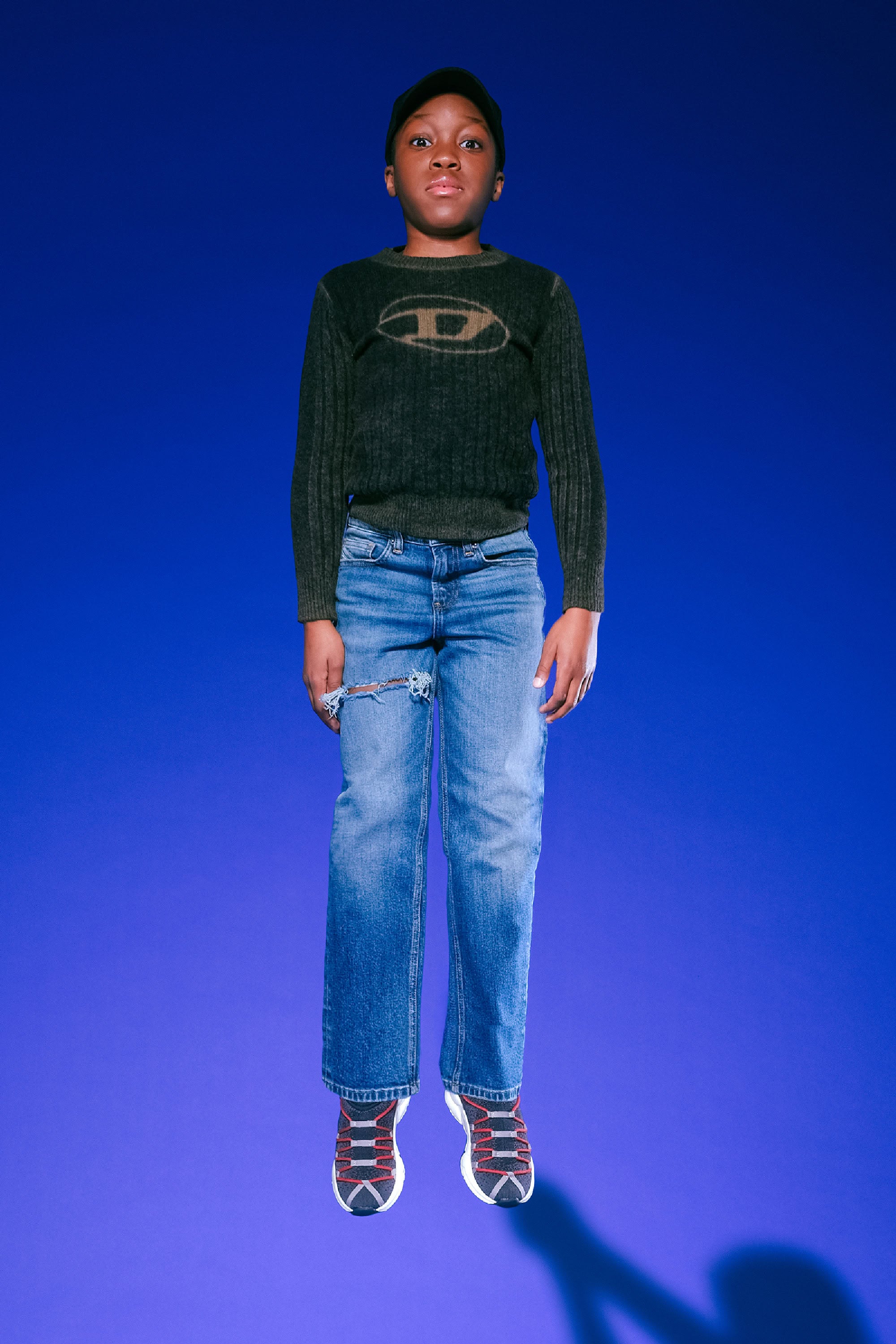 Pull avec logo en laine - Dark Forest