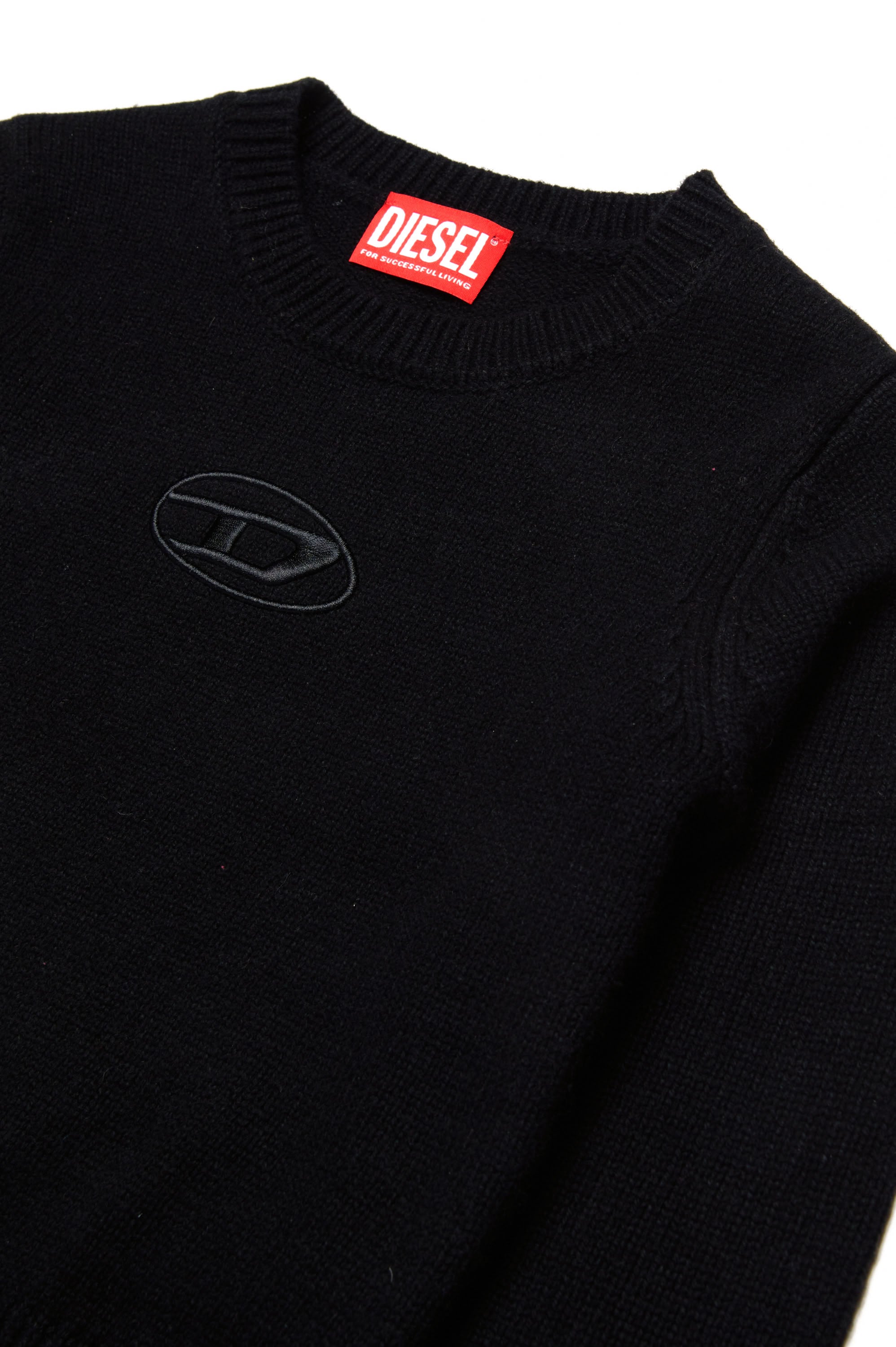 Cardigan avec logo en maille - Nero