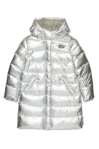Hooded jacket - Shiny Silver
