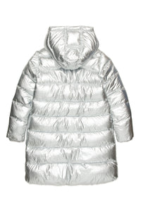 Hooded jacket - Shiny Silver