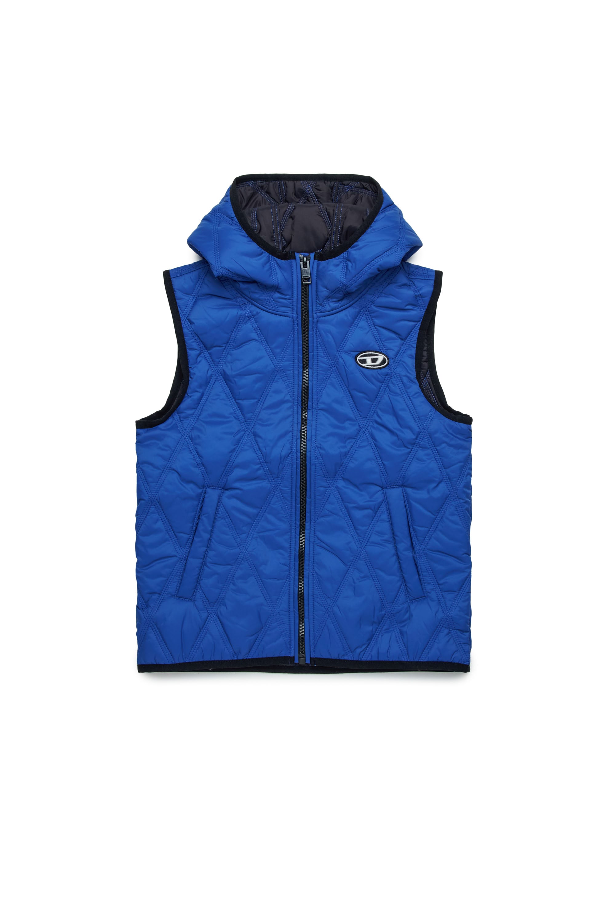 Sleeveless quilted down jacket - New Bluette