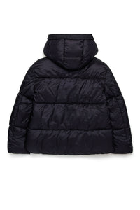 Short hooded jacket - Nero