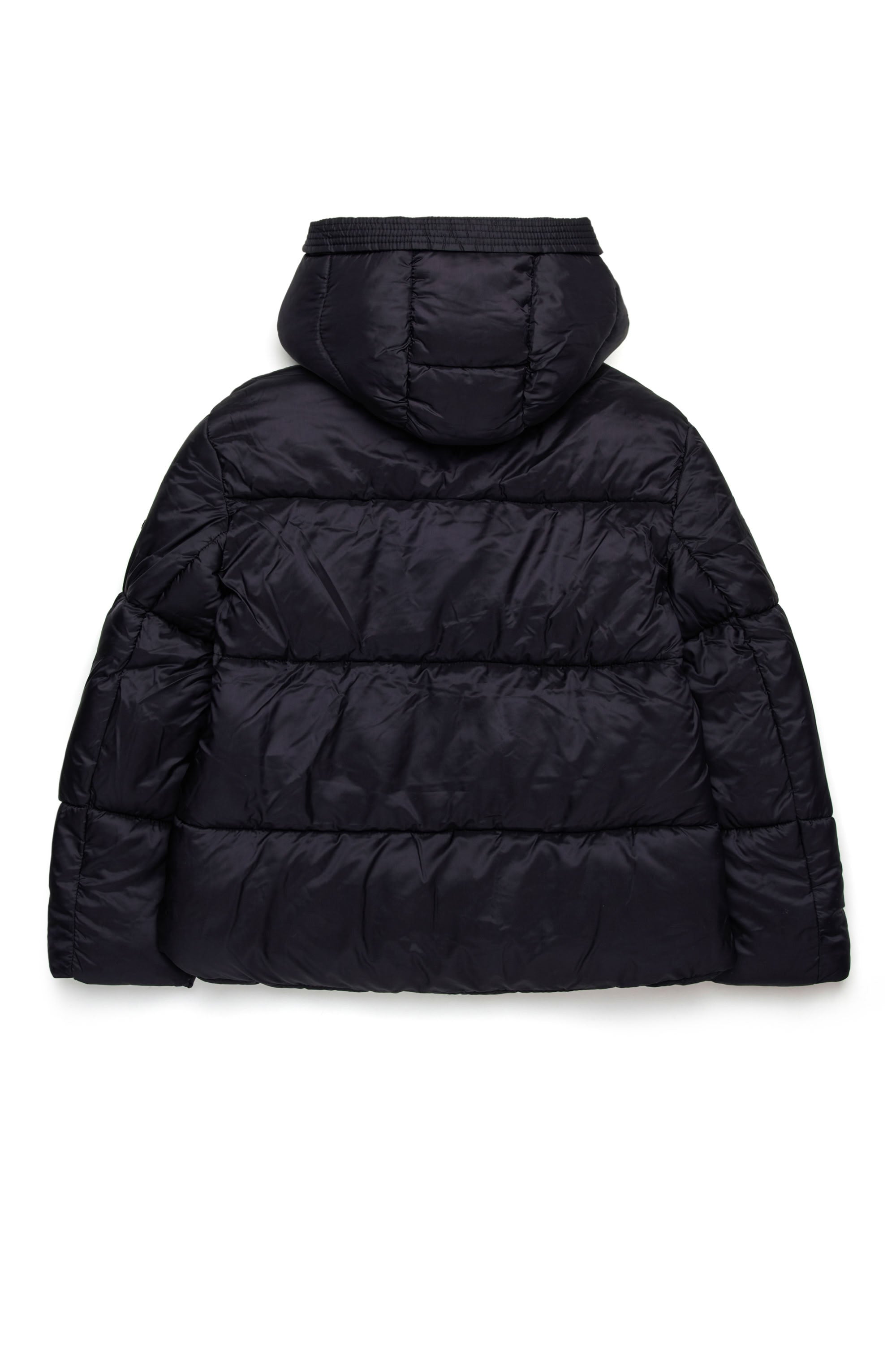 Short hooded jacket - Nero
