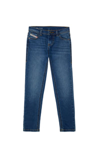 Pantalon délavé en denim - Denim