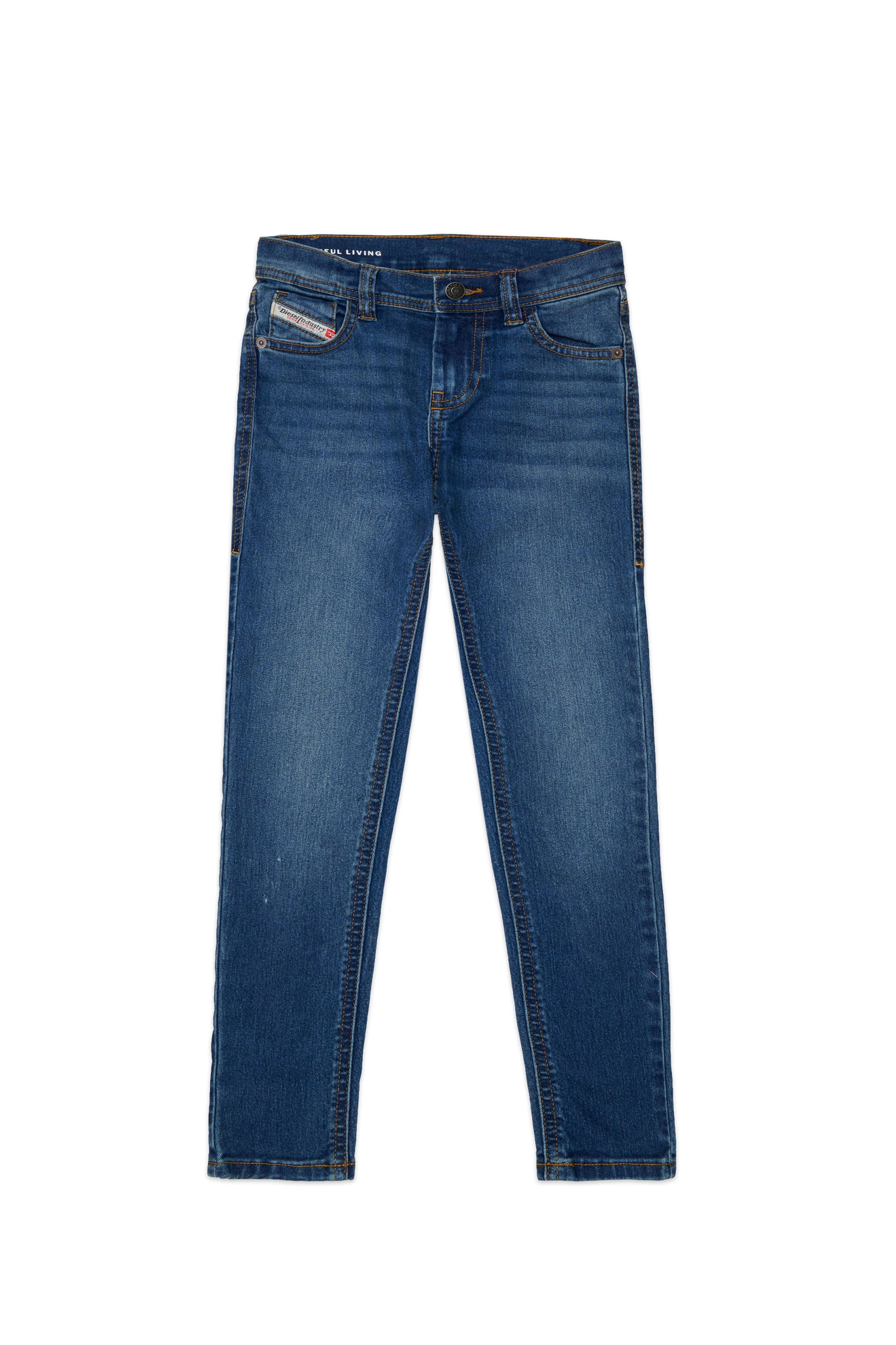 Pantalon délavé en denim - Denim