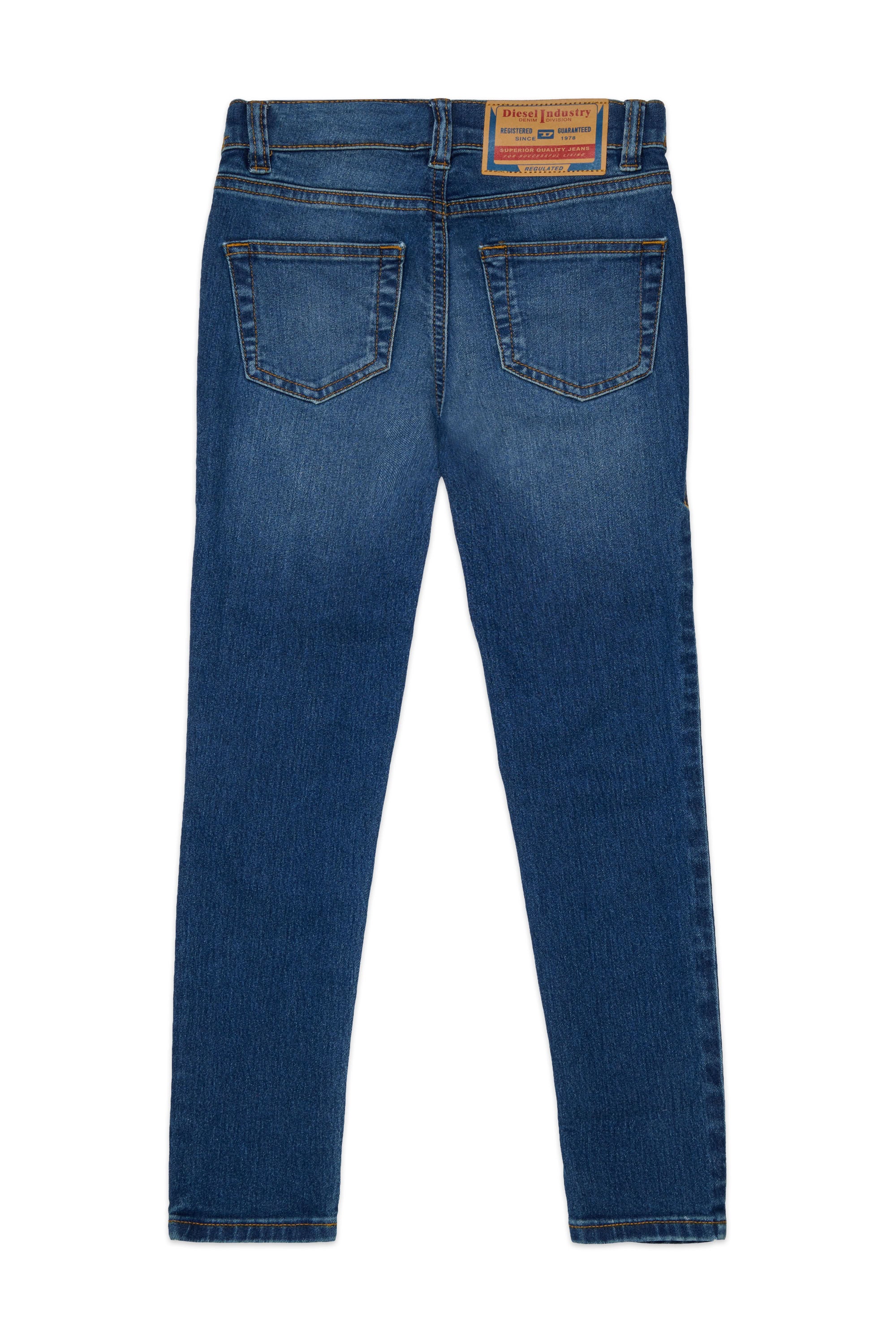 Pantalon délavé en denim - Denim