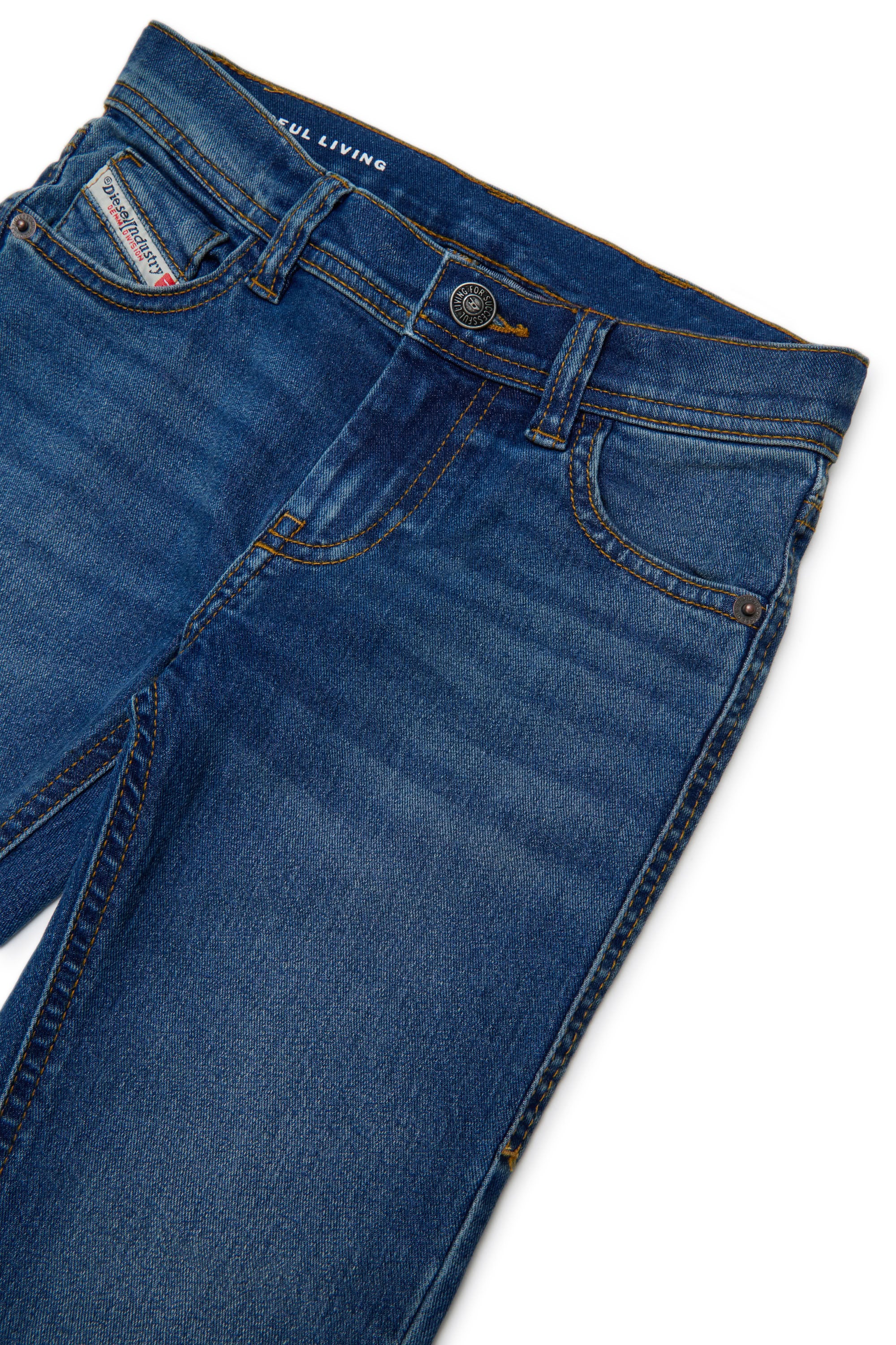Pantalon délavé en denim - Denim