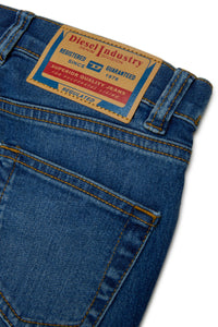Pantalon délavé en denim - Denim