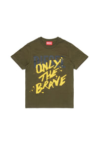 Printed T-shirt - Olive Night