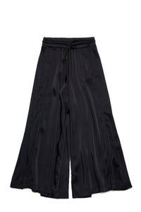 Pantalon évasé à taille élastique - Nero