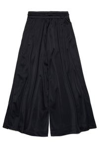 Pantalon évasé à taille élastique - Nero