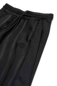 Pantalon évasé à taille élastique - Nero