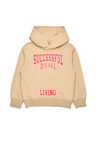 Sweat à capuche ample à capuche - Beige