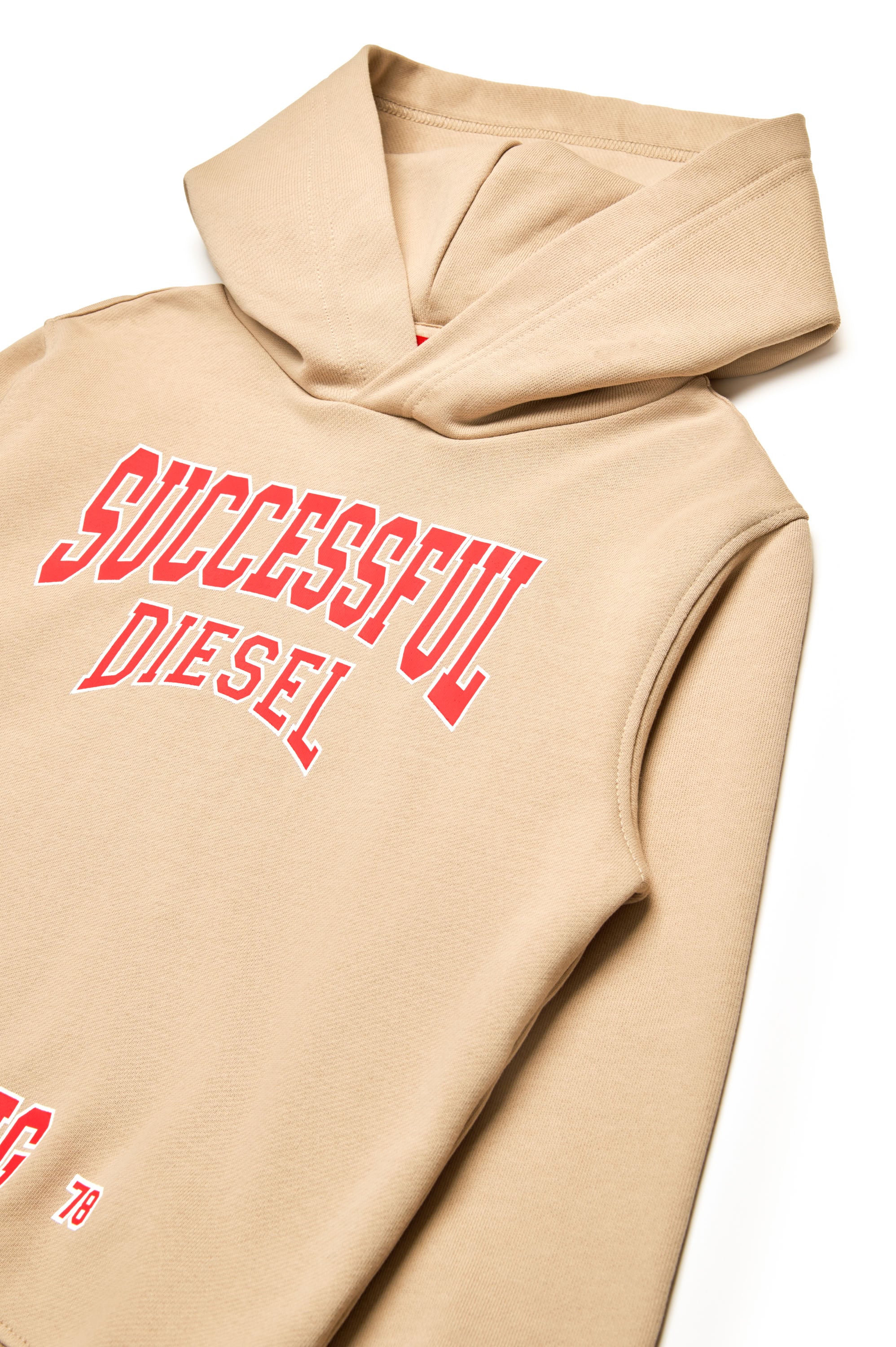 Sweat à capuche ample à capuche - Beige