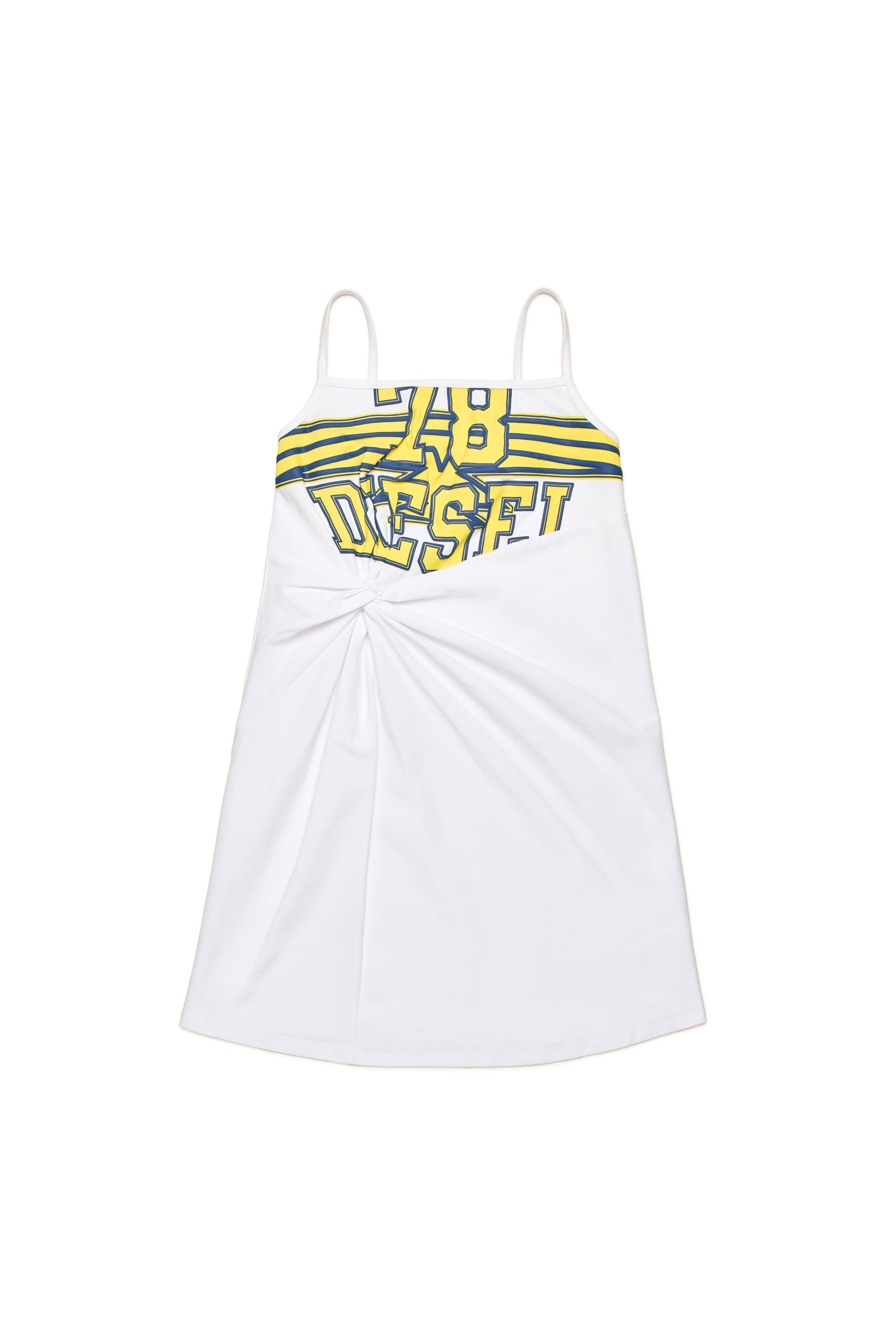 Print dress - Bianco