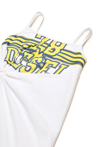 Print dress - Bianco