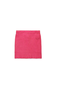 Elasticated waist skirt - Strawberry Red
