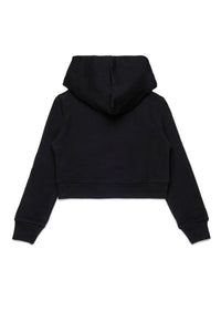 Ribbed hoodie - Nero