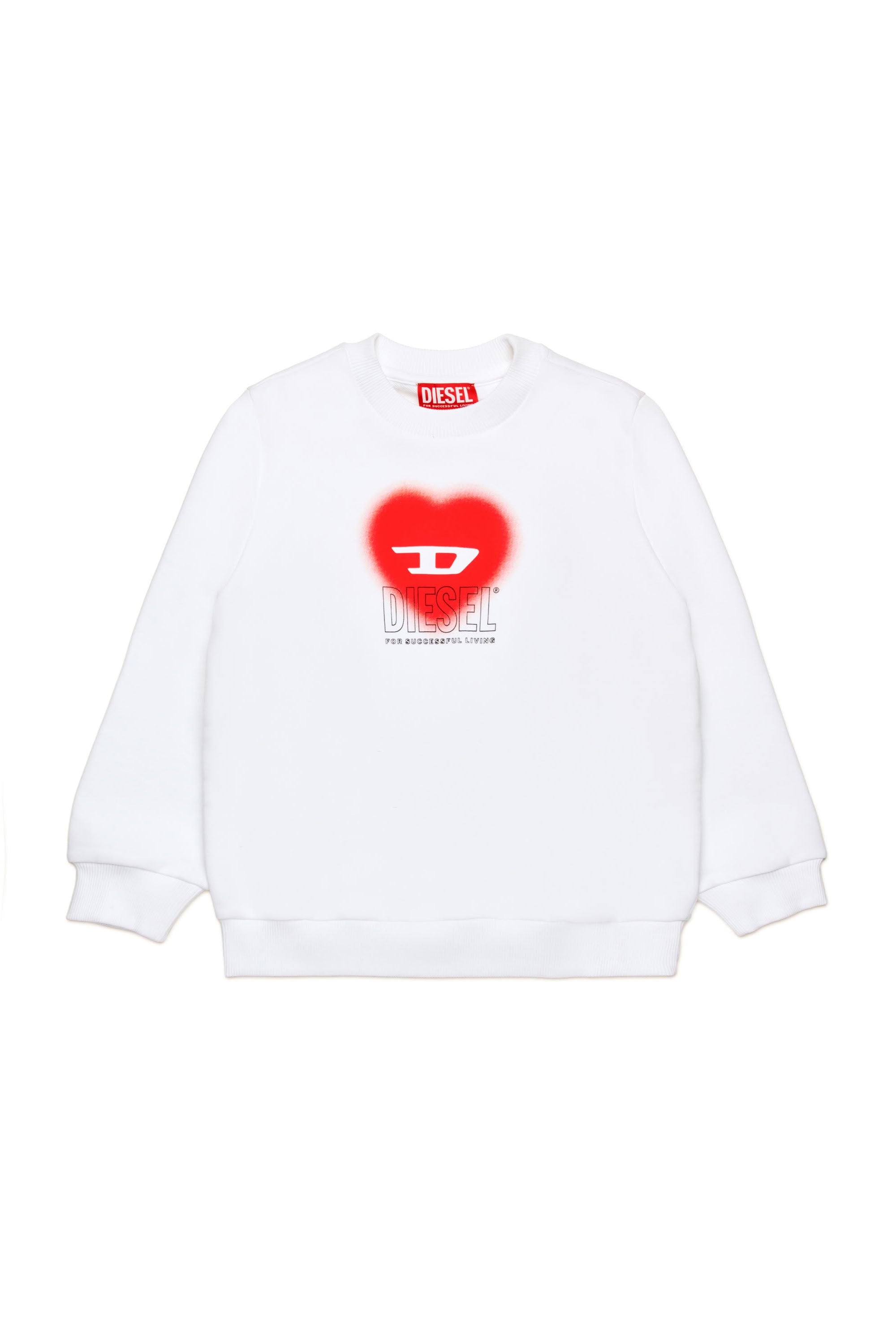 Sweatshirt with logo - Bianco