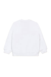 Sweatshirt with logo - Bianco