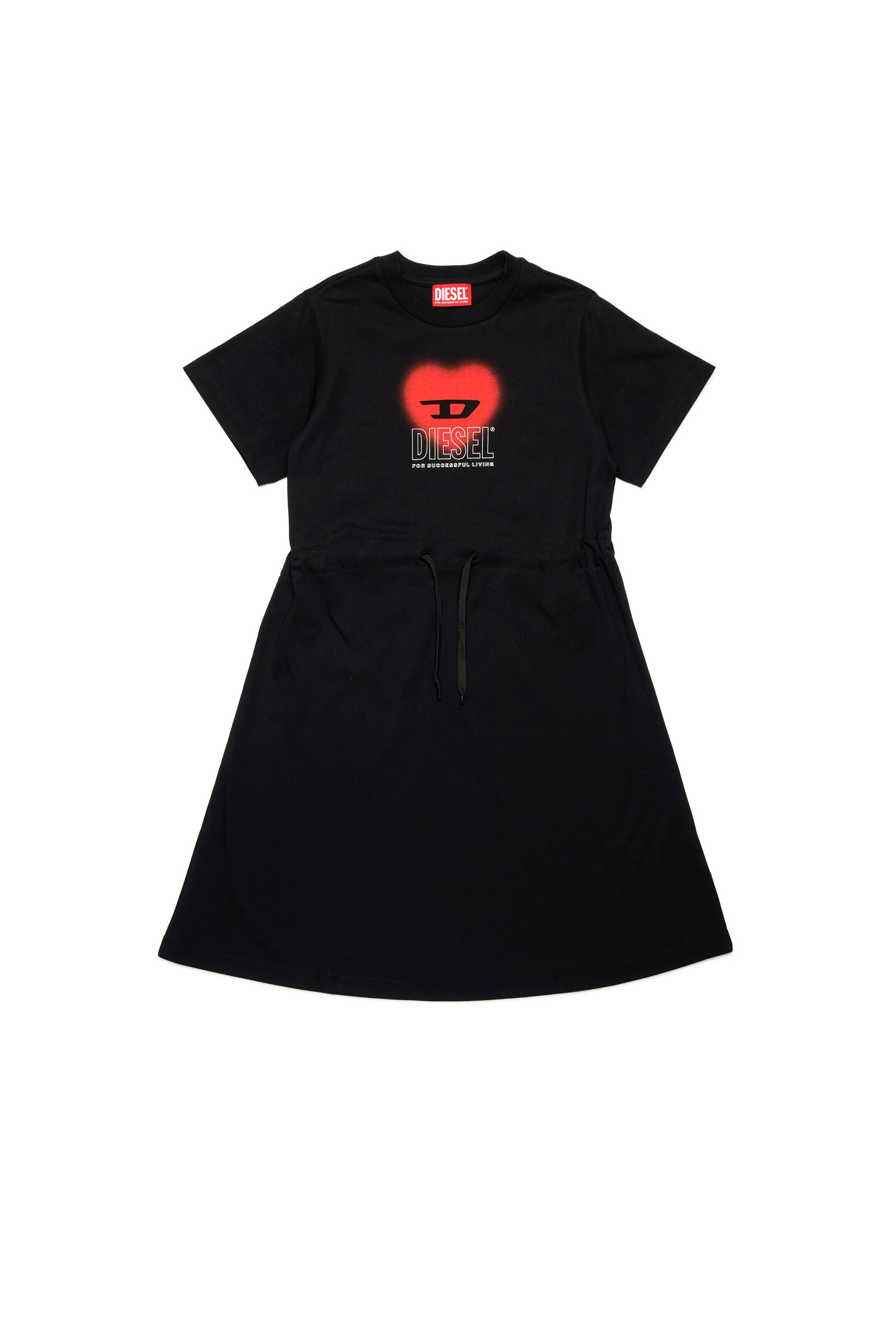 Sleeveless flared dress - Nero