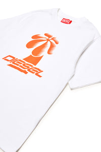 T-shirt à imprimé - Bianco