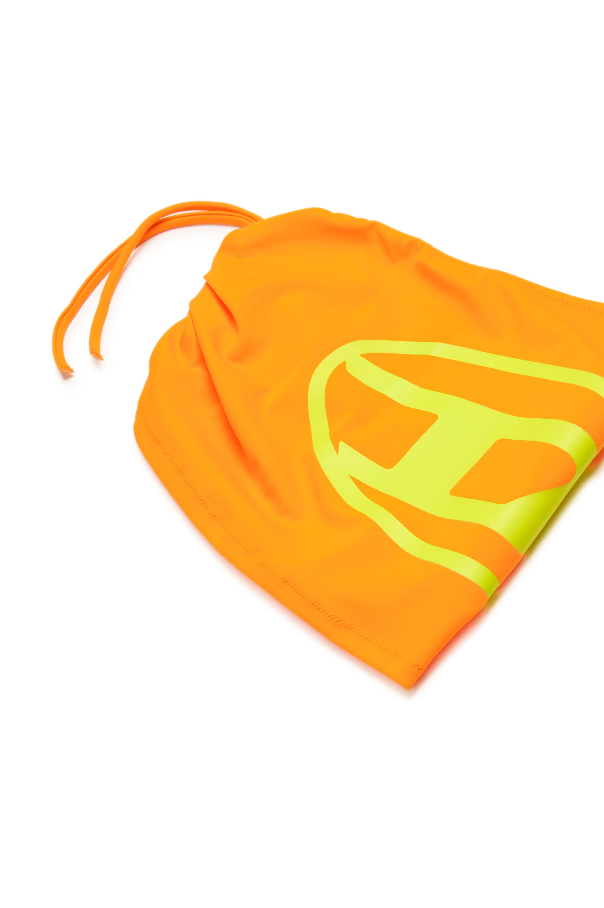Bathing skirt with drawstring - Bright Orange