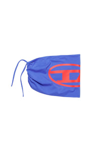 Drawstring swim skirt - Blue Fast