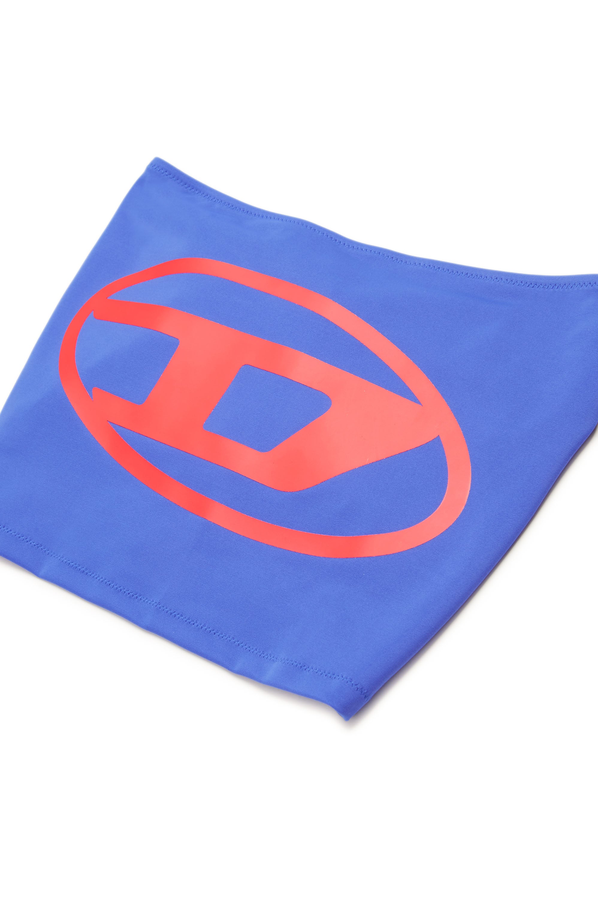 Drawstring swim skirt - Blue Fast