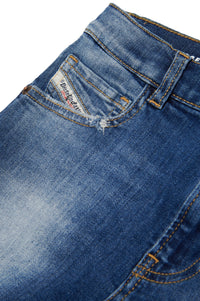 Short délavé en denim - Denim