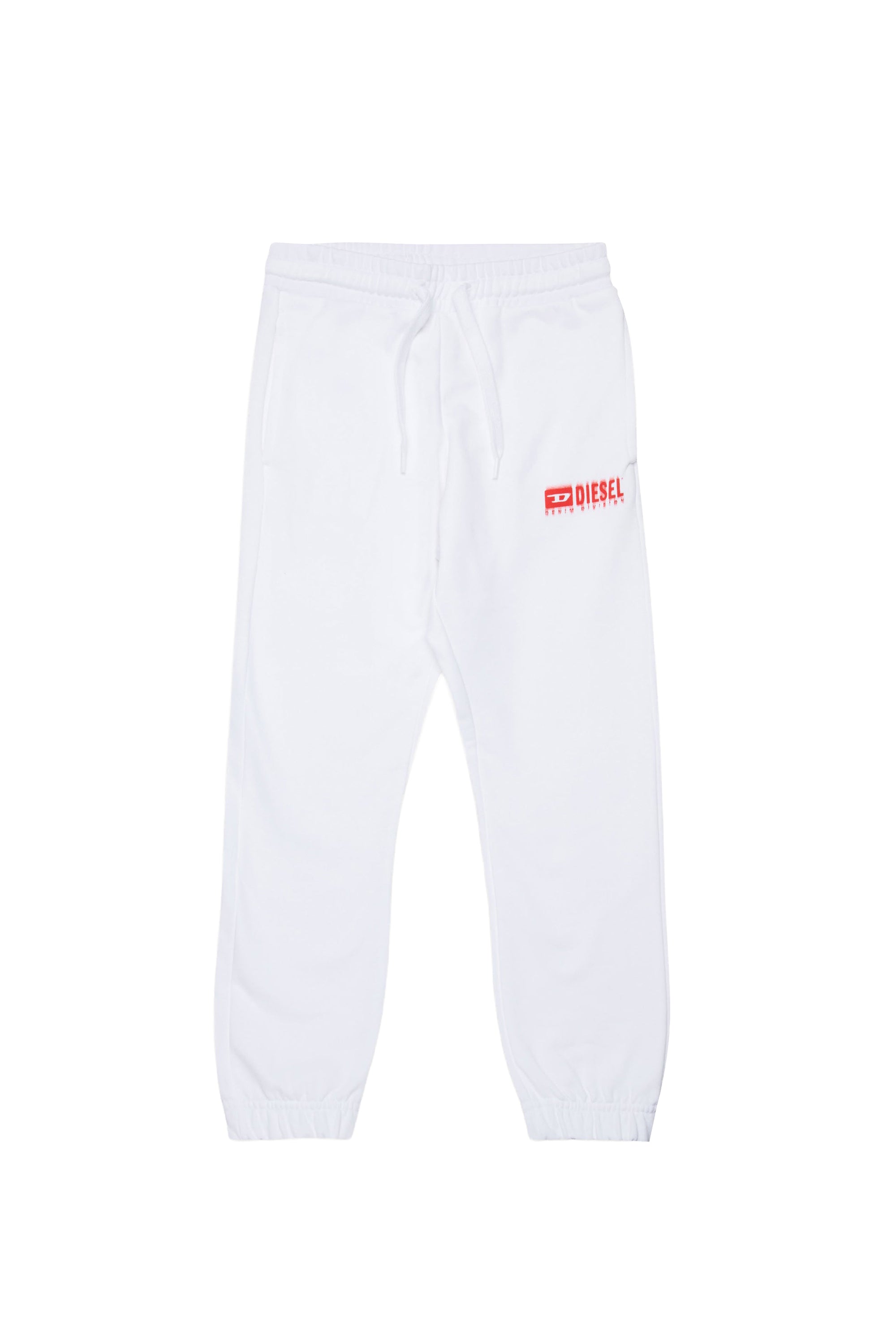 Pantalon de survêtement avec cordon de serrage - Bianco