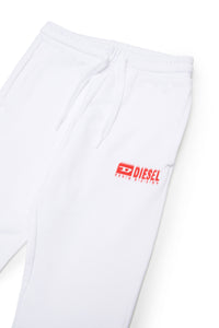 Pantalon de survêtement avec cordon de serrage - Bianco