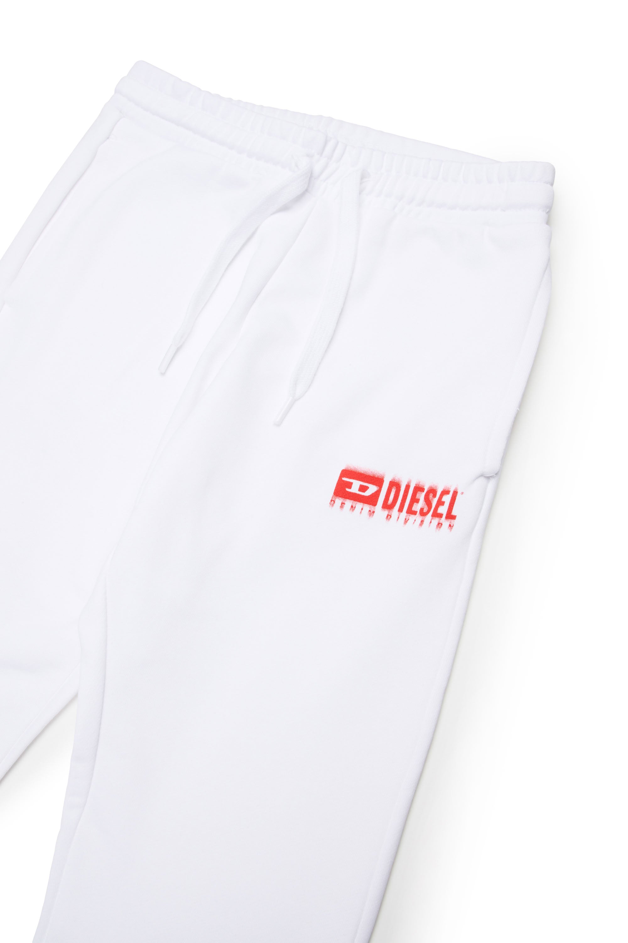 Pantalon de survêtement avec cordon de serrage - Bianco