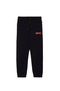 Pantalon de survêtement avec cordon de serrage - Black & Red