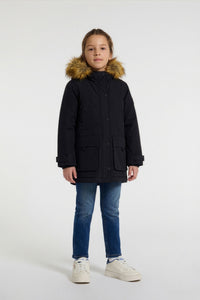 Parka matelassée à capuche - Nero