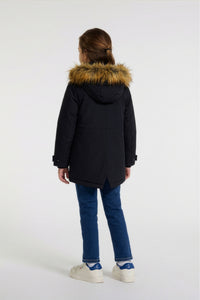 Parka matelassée à capuche - Nero