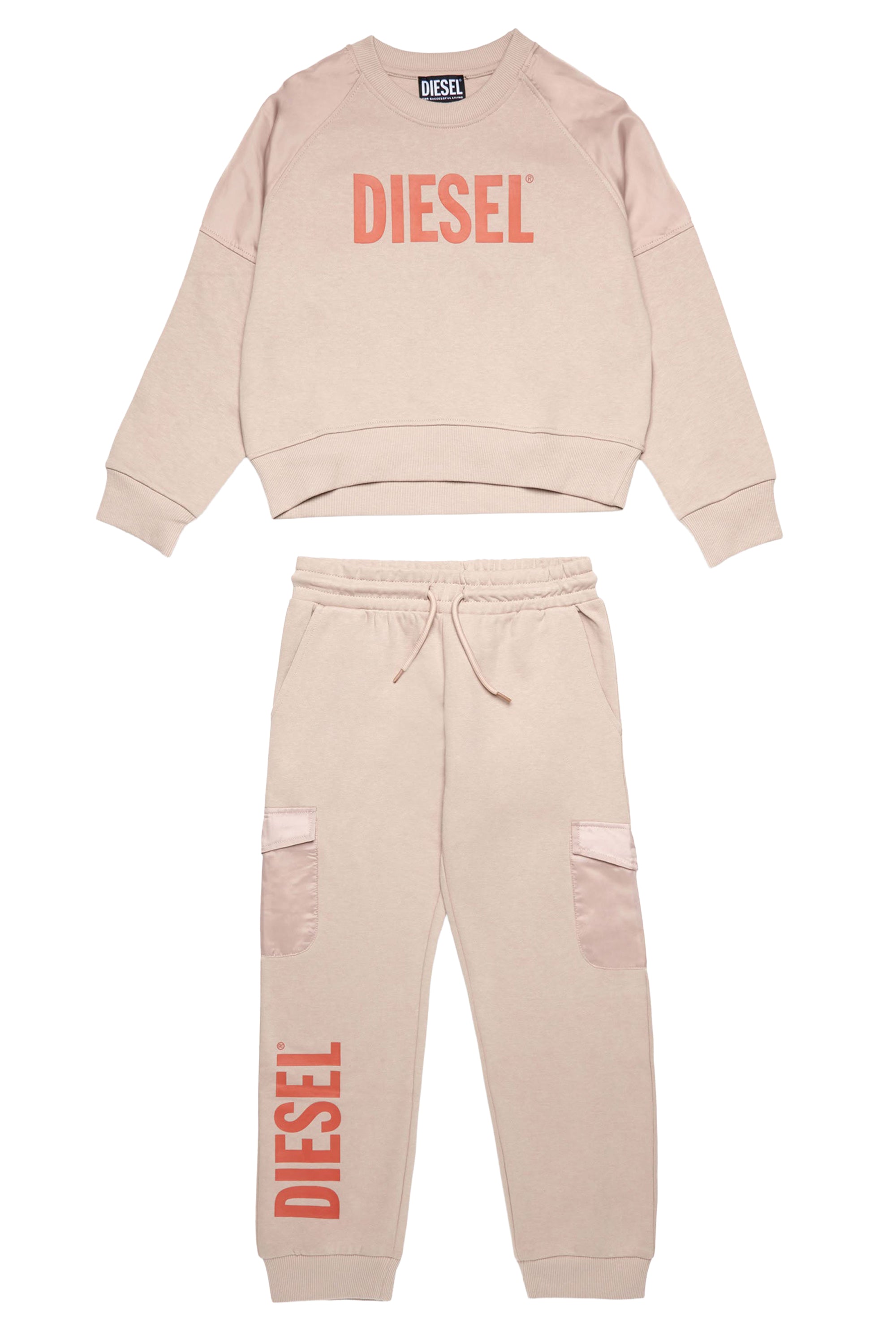 Track suit with logo - Mushroom