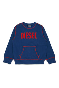 Sweatshirt avec logo imprimé - Dark Denim