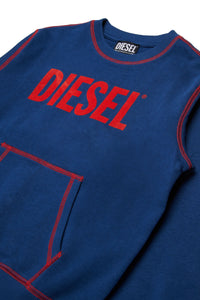 Sweatshirt avec logo imprimé - Dark Denim