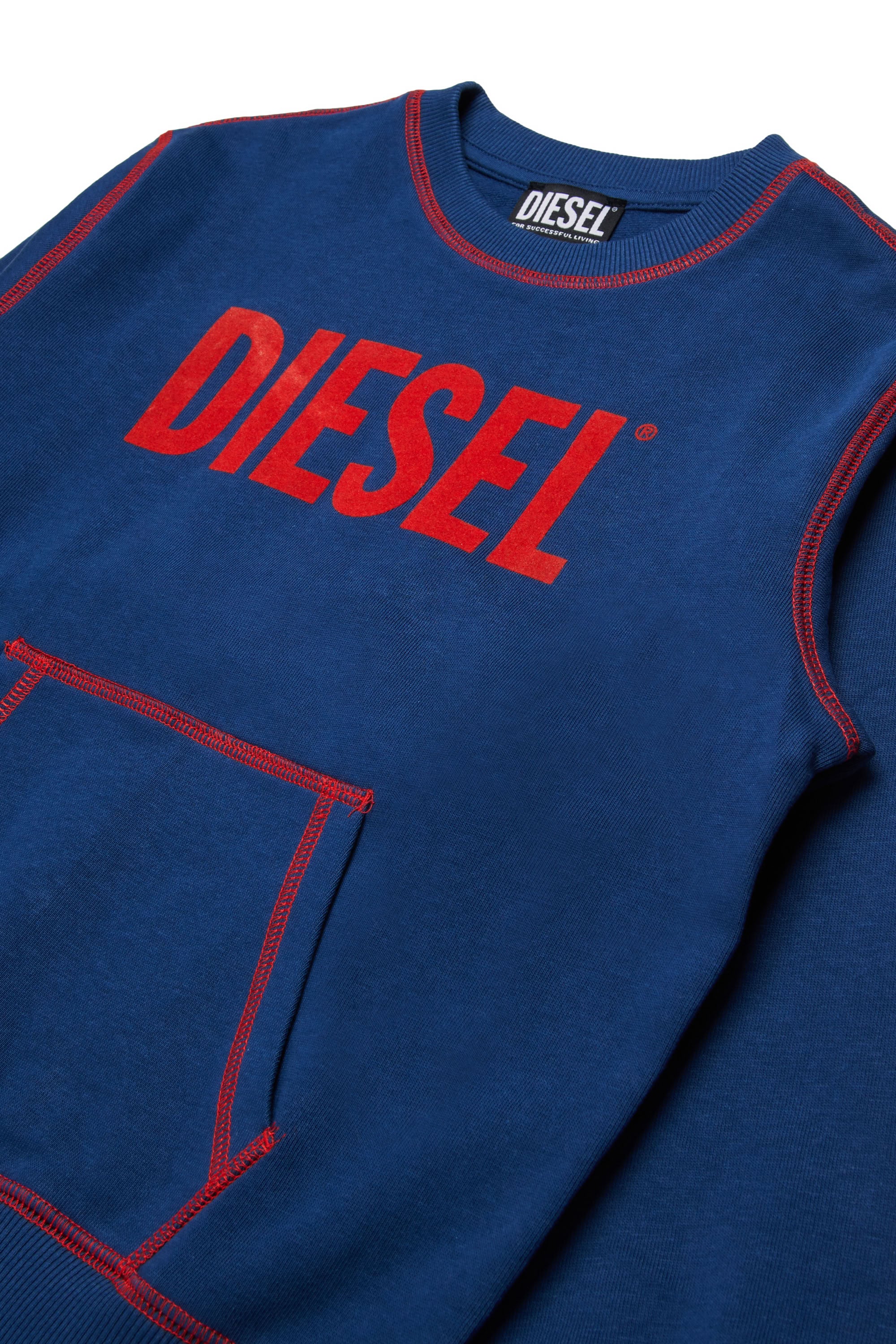 Sweatshirt avec logo imprimé - Dark Denim