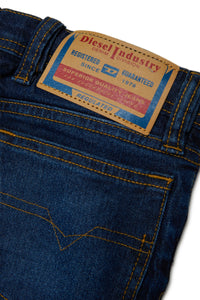 Pantalon délavé en denim - Denim