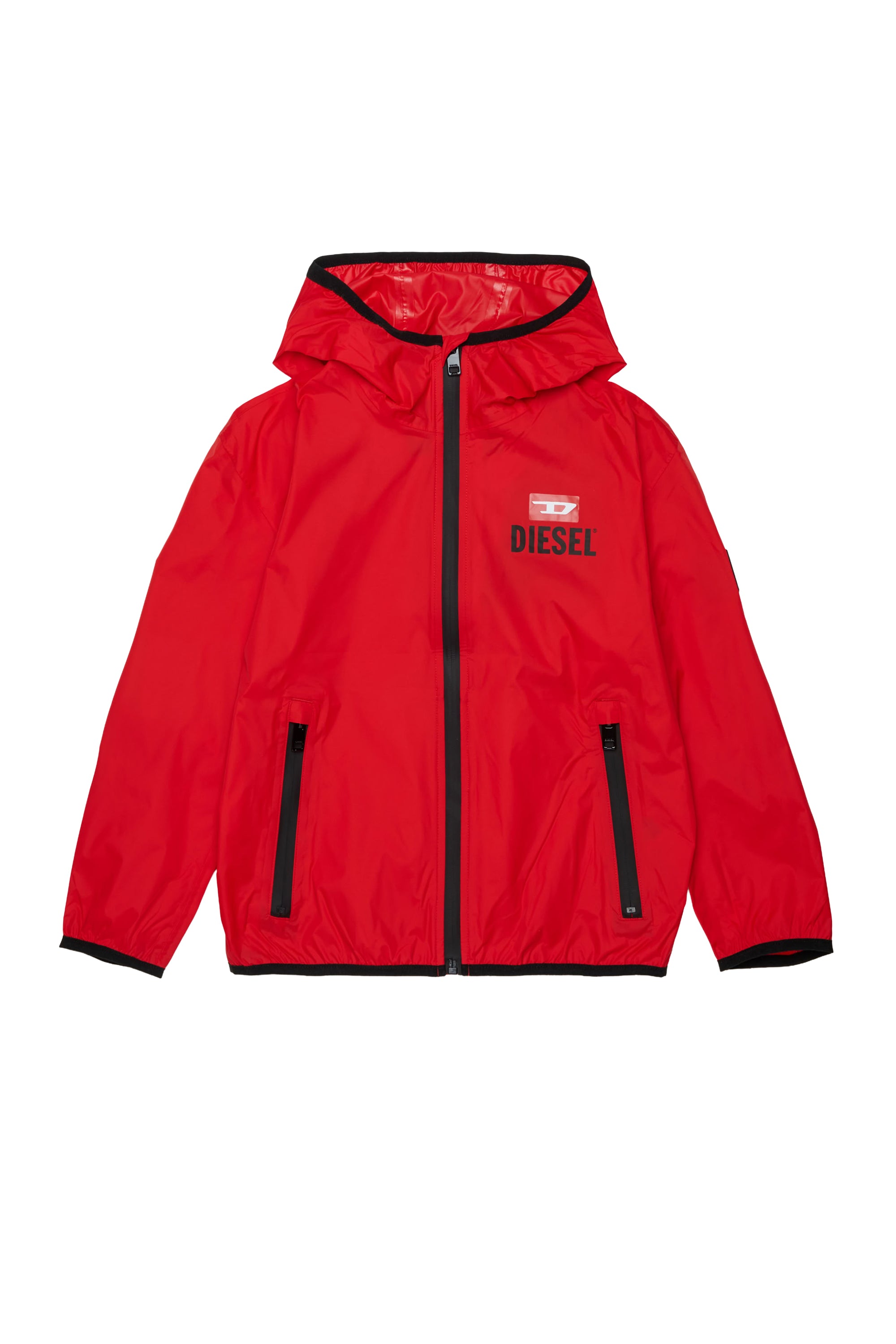 Veste coupe-vent à capuche - Red