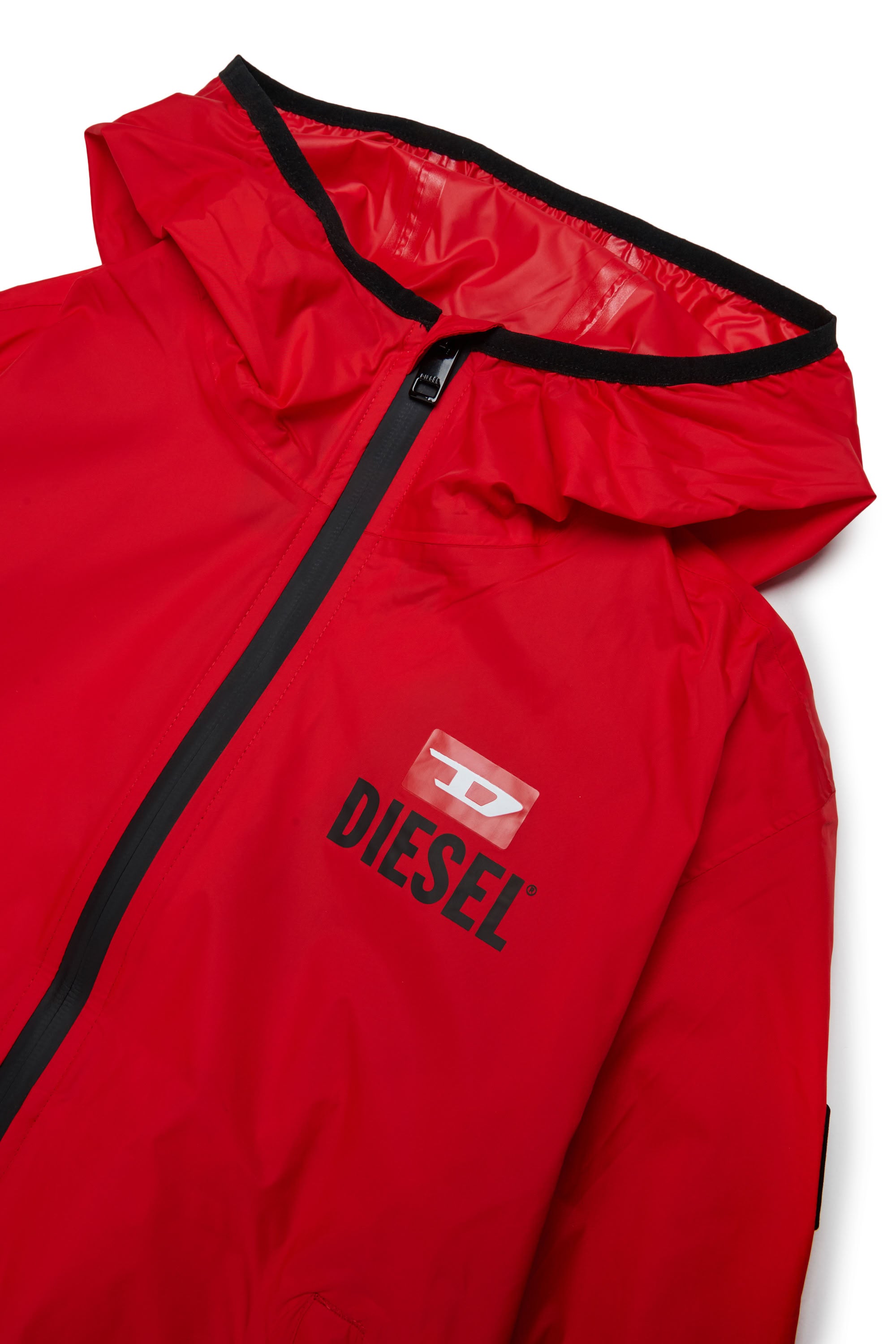Veste coupe-vent à capuche - Red