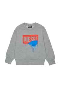 Printed sweatshirt - Grigio Melange Nuovo