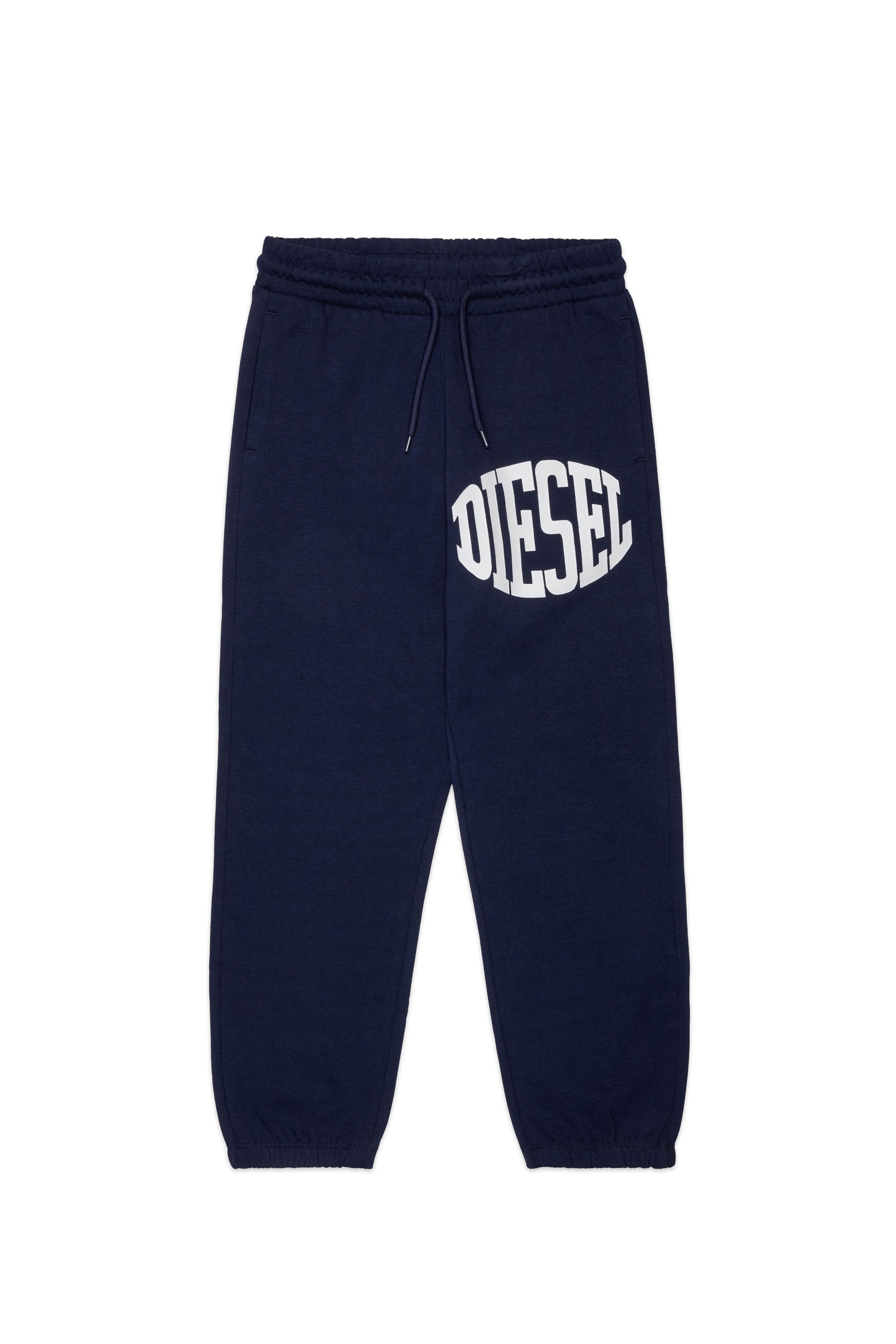 Track trousers with logo - Peacoat