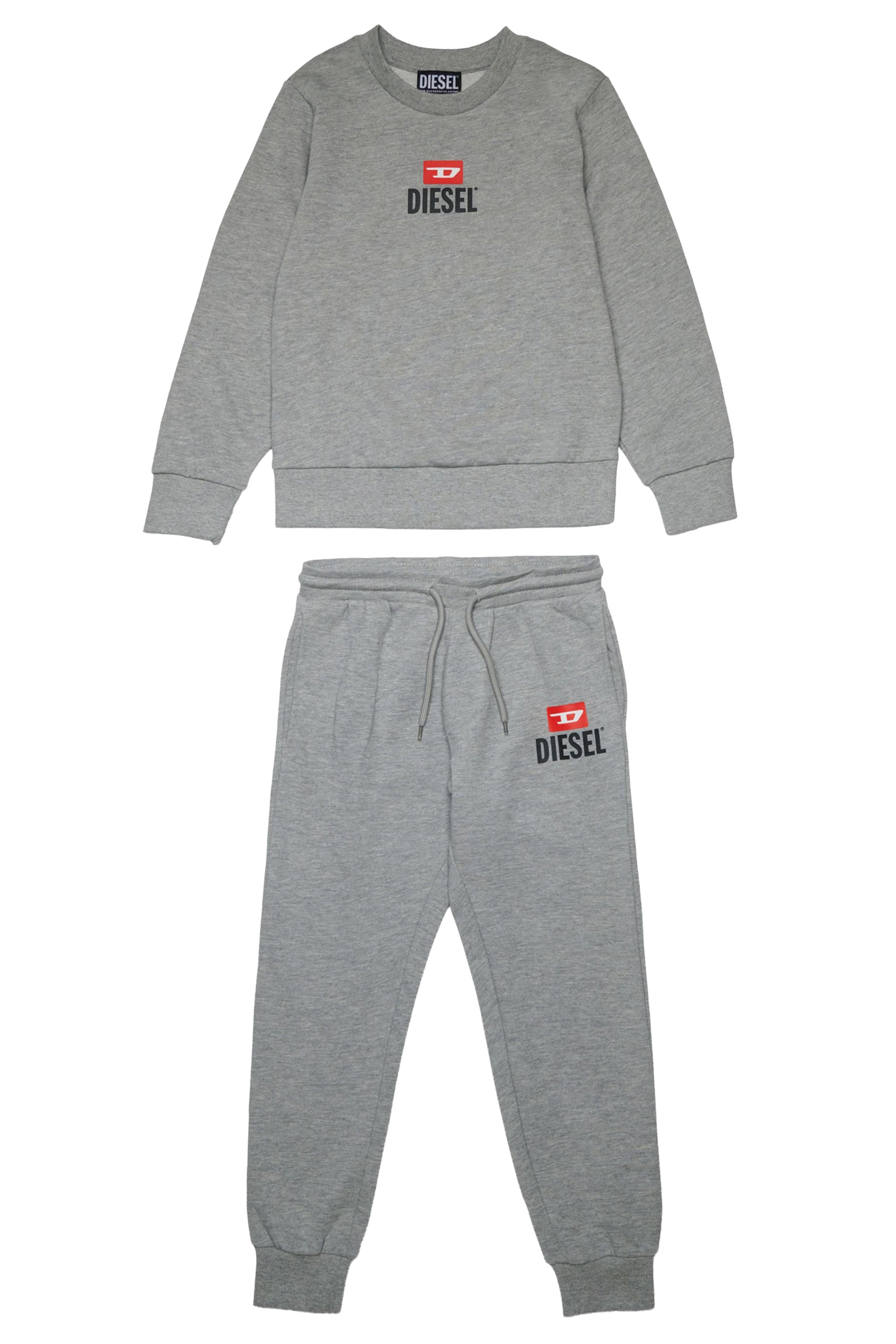 Track suit with logo - Grigio Melange Nuovo