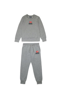 Track suit with logo - Grigio Melange Nuovo