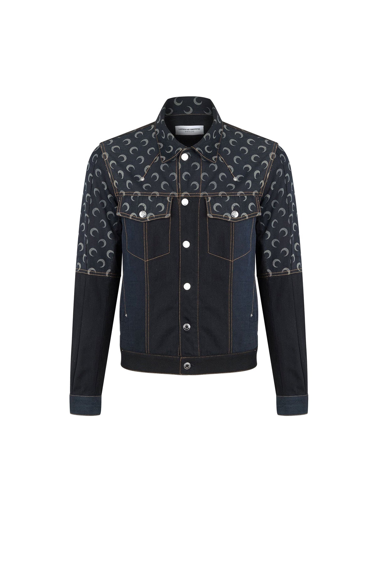 Veste en denim Moon - All Over Moon Black